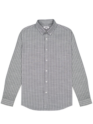 Button Down Shirt - Green Stripe