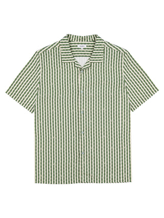 Panama Shirt - A-Stripe Olive