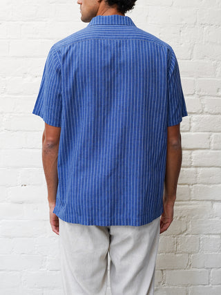 Panama Shirt - Linen Stripe