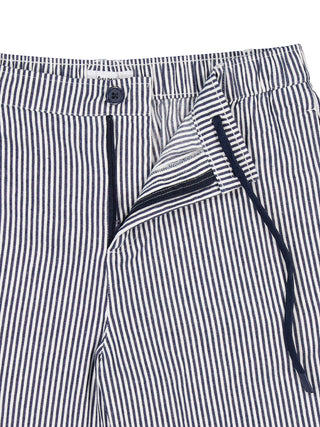 Leisure Short - Navy Stripe