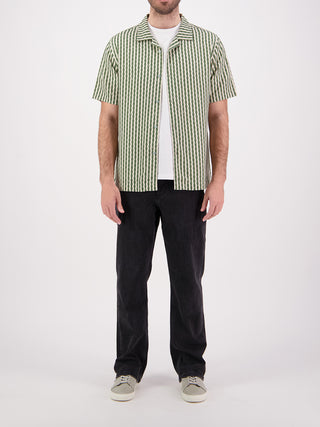 Panama Shirt - A-Stripe Olive