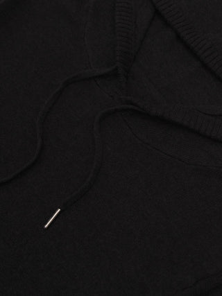 Knit Hood - Black