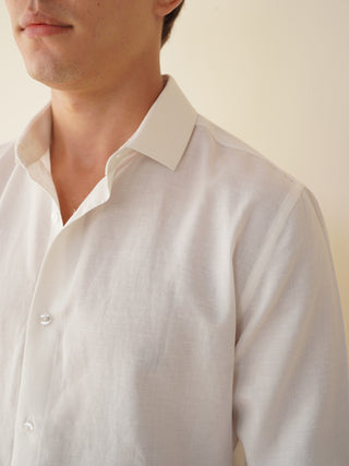 Tencel Linen Shirt - White