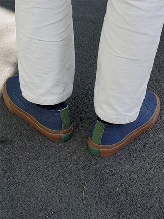 Collective Canvas x Asuwere Oxford Sneaker - Navy