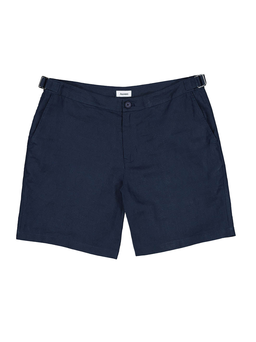 Essential Linen Short, Navy - Men's Linen Shorts