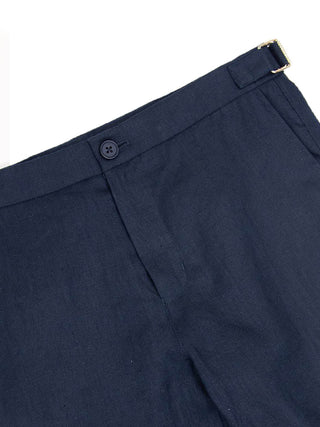 Essential Linen Short - Navy