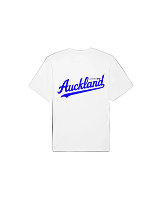 AKA Auckland Script Tee White