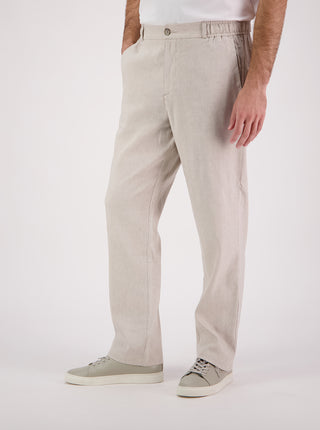 Linen Jogger Pant - Bone
