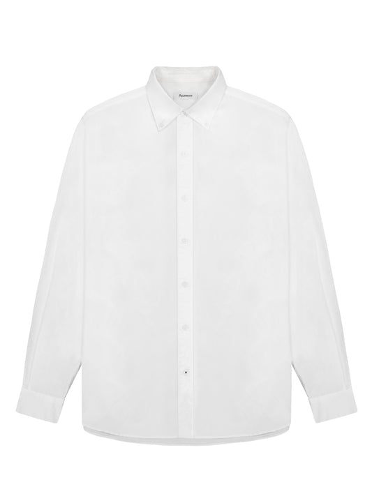 Poplin Button Down Shirt - Bright White
