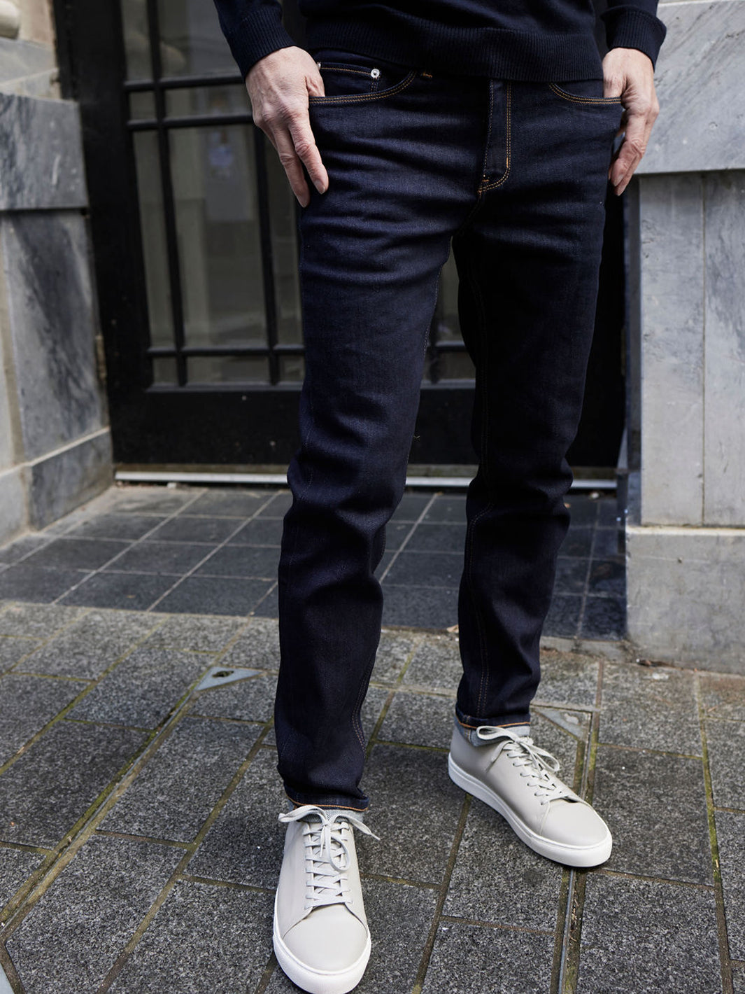 The Asuwere Jean - Rinse Wash Navy