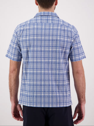 Panama Shirt - Blue Plaid