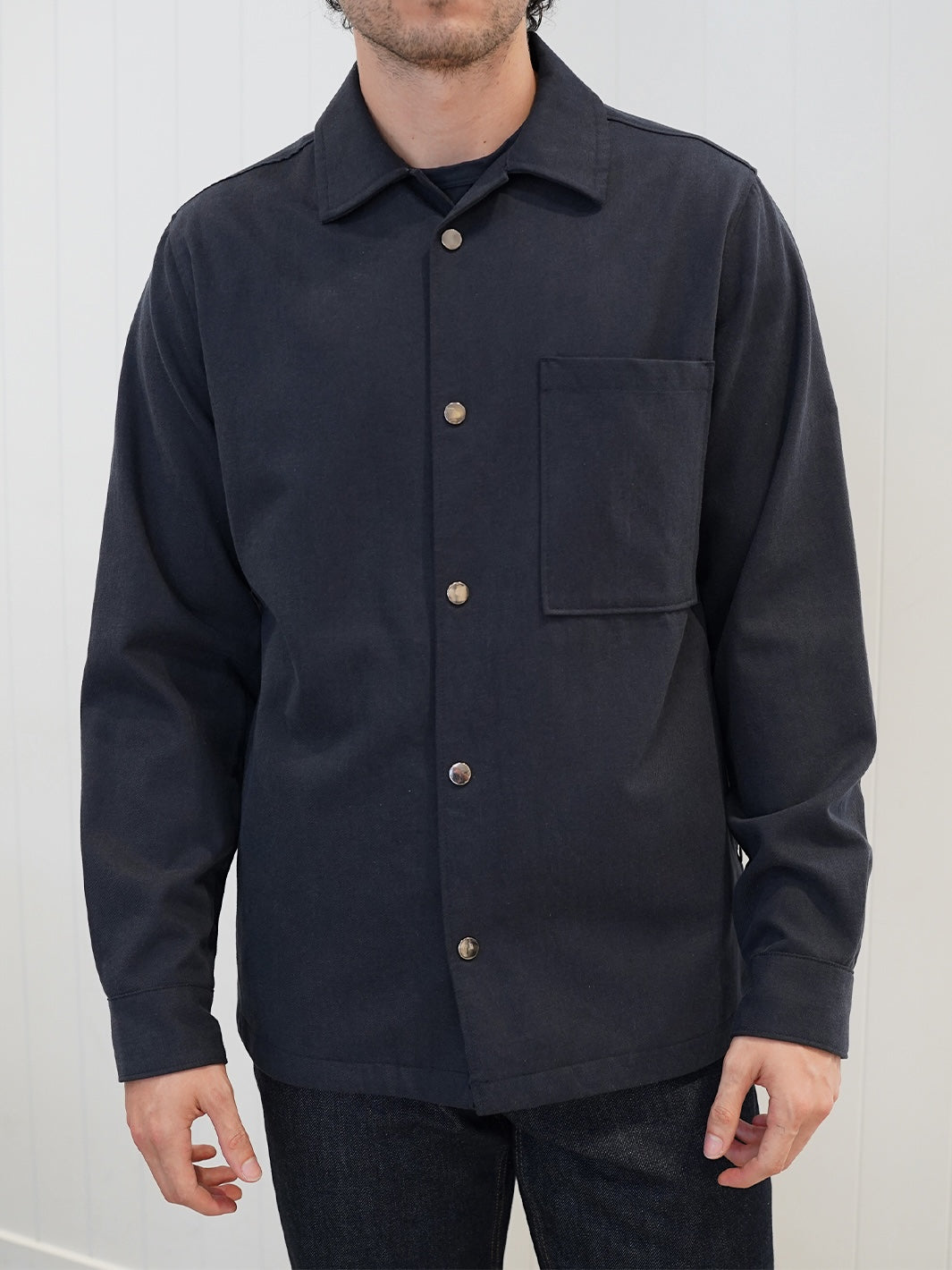 Pocket Overshirt - Navy