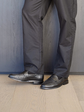 Leather Loafer - Black
