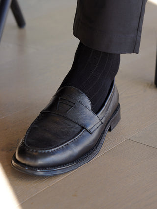 Leather Loafer - Black