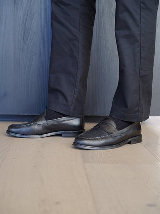 Leather Loafer - Black