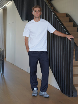 Wool Smart Jogger - Navy
