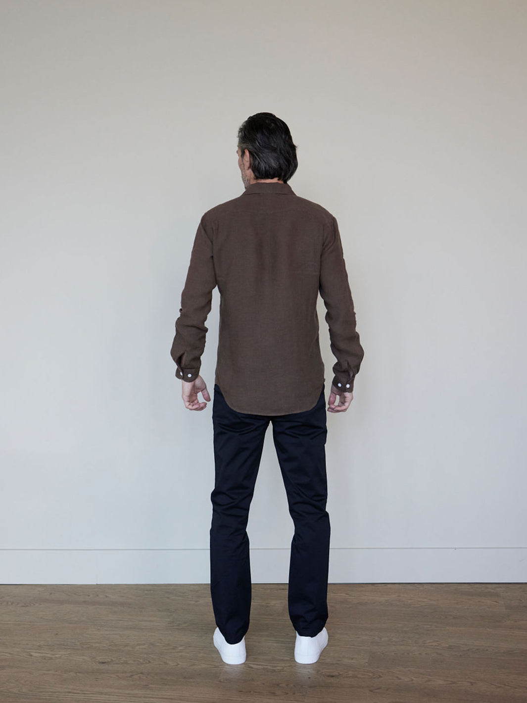 Essential Linen Shirt - Chocolate