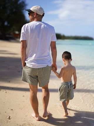 Swim Short - A-Stripe Olive