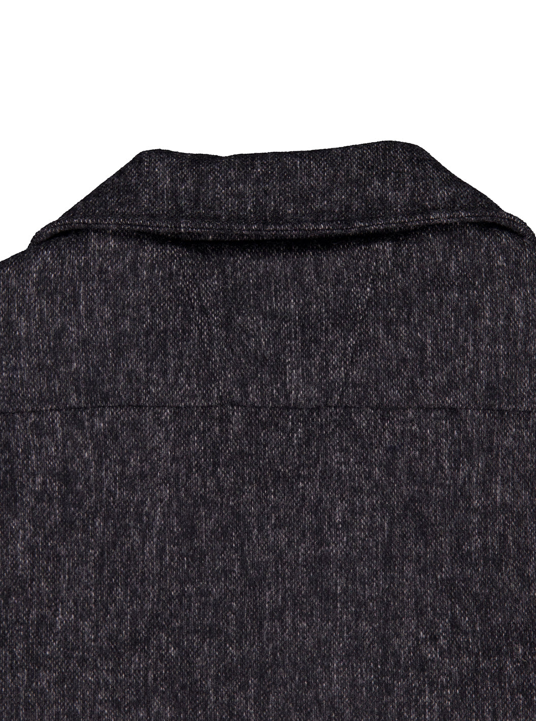 Woollen Trucker Jacket - Charcoal