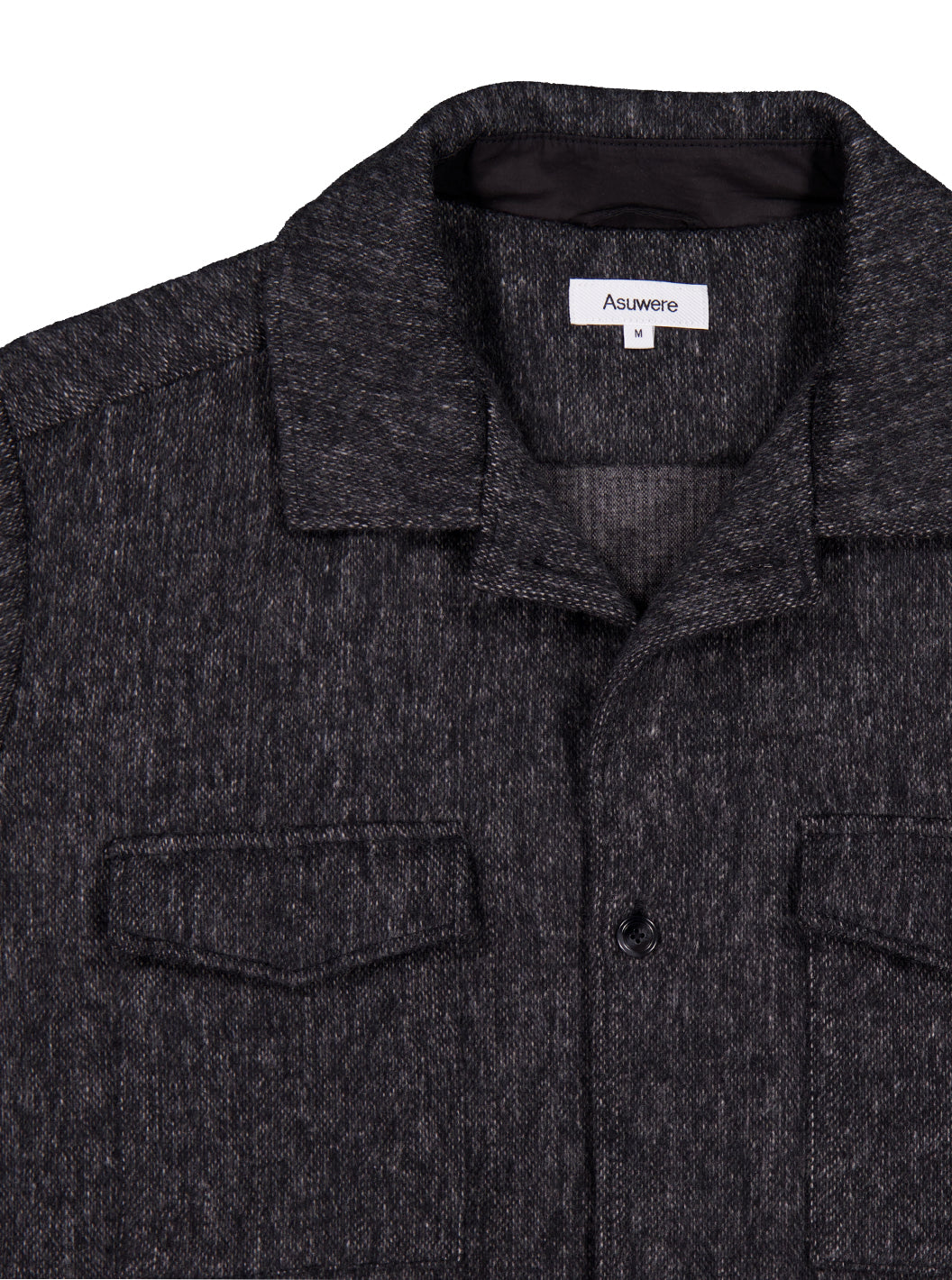 Woollen Trucker Jacket - Charcoal