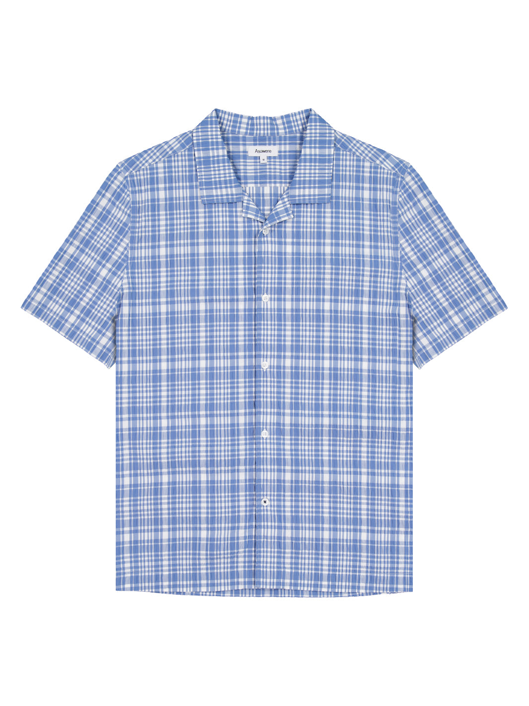 Panama Shirt - Blue Plaid