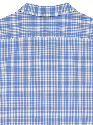 Panama Shirt - Blue Plaid