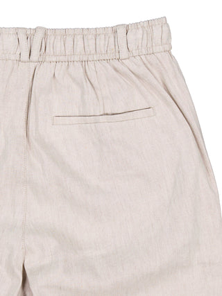 Linen Jogger Pant - Bone