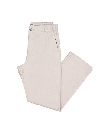 Linen Jogger Pant - Bone