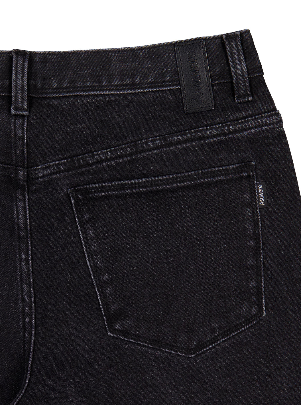 Straight Leg Jean - Washed Black