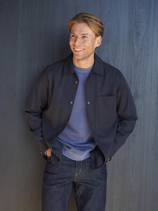 Pocket Overshirt - Navy