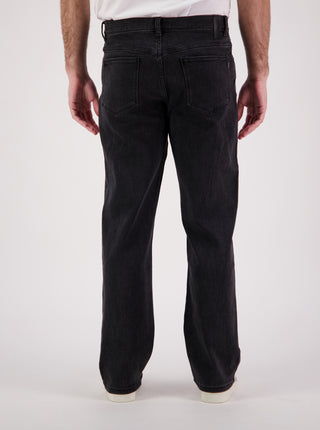 Straight Leg Jean - Washed Black