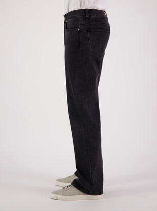 Straight Leg Jean - Washed Black