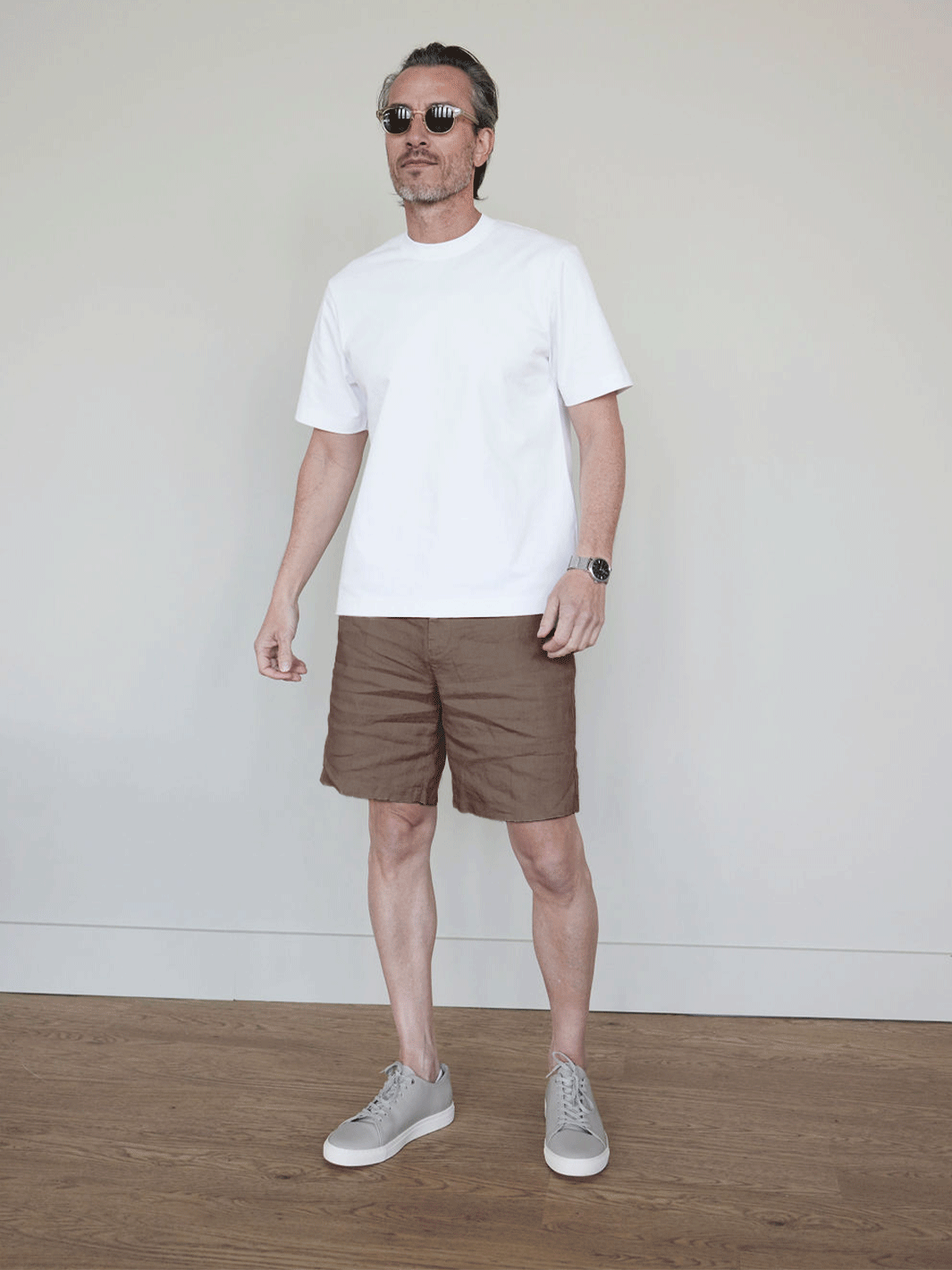 Essential Linen Short - Brown