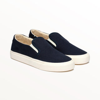 Collective Canvas Slip On Navy