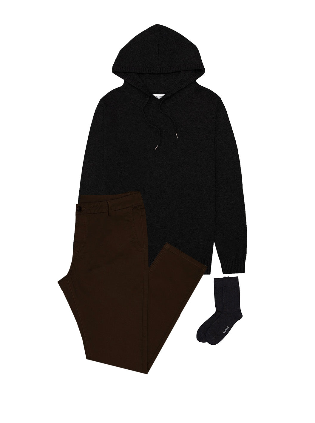 Chocolate Chino + Knit Hood Bundle