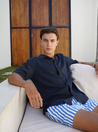Panama Shirt - Navy