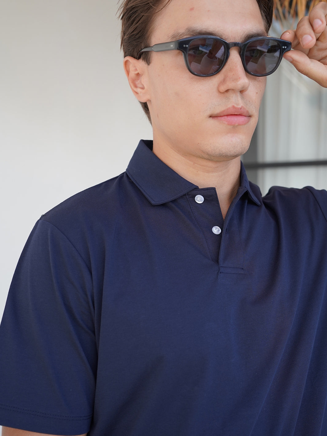 Jersey Polo - Navy