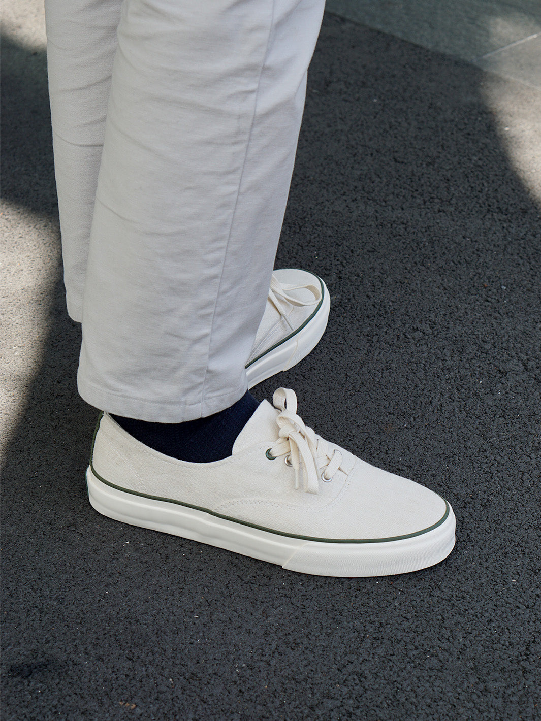 Collective Canvas x Asuwere Oxford Sneaker - Off White