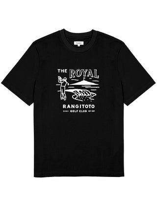 Royal Rangitoto Golf Club Heavy Tee - Black