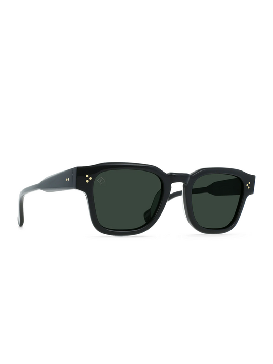 Raen Rece - Recycled Black / Green Polarized