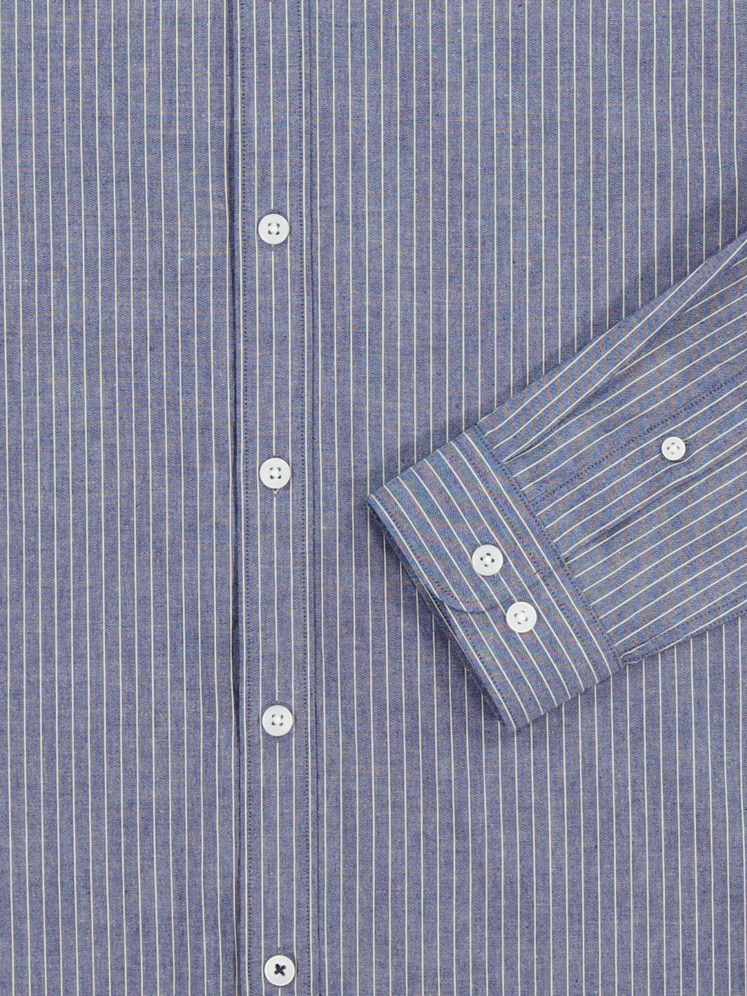 Button Down Shirt - Navy Stripe