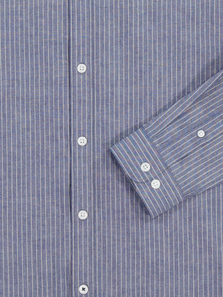 Button Down Shirt - Navy Stripe