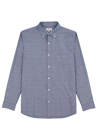 Button Down Shirt - Navy Stripe