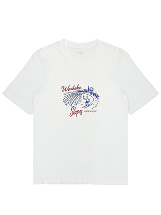 Waiheke Slopes Classic Tee - White