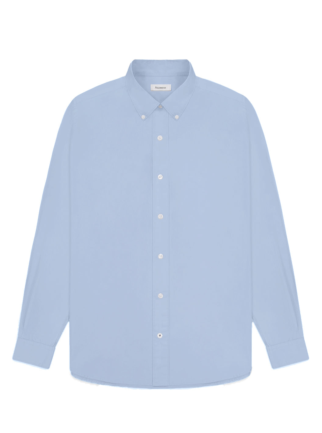 Poplin Button Down Shirt - Light Blue