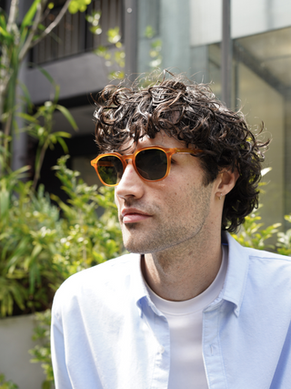 Raen Clyve Honey / Green Polarized