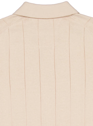 Knit SS Polo - Sand