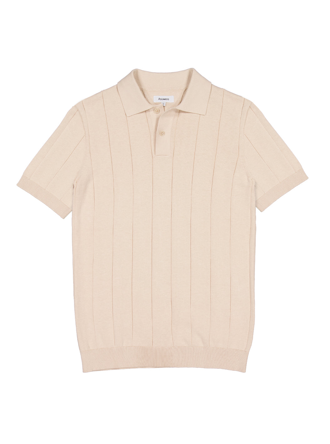 Knit SS Polo - Sand