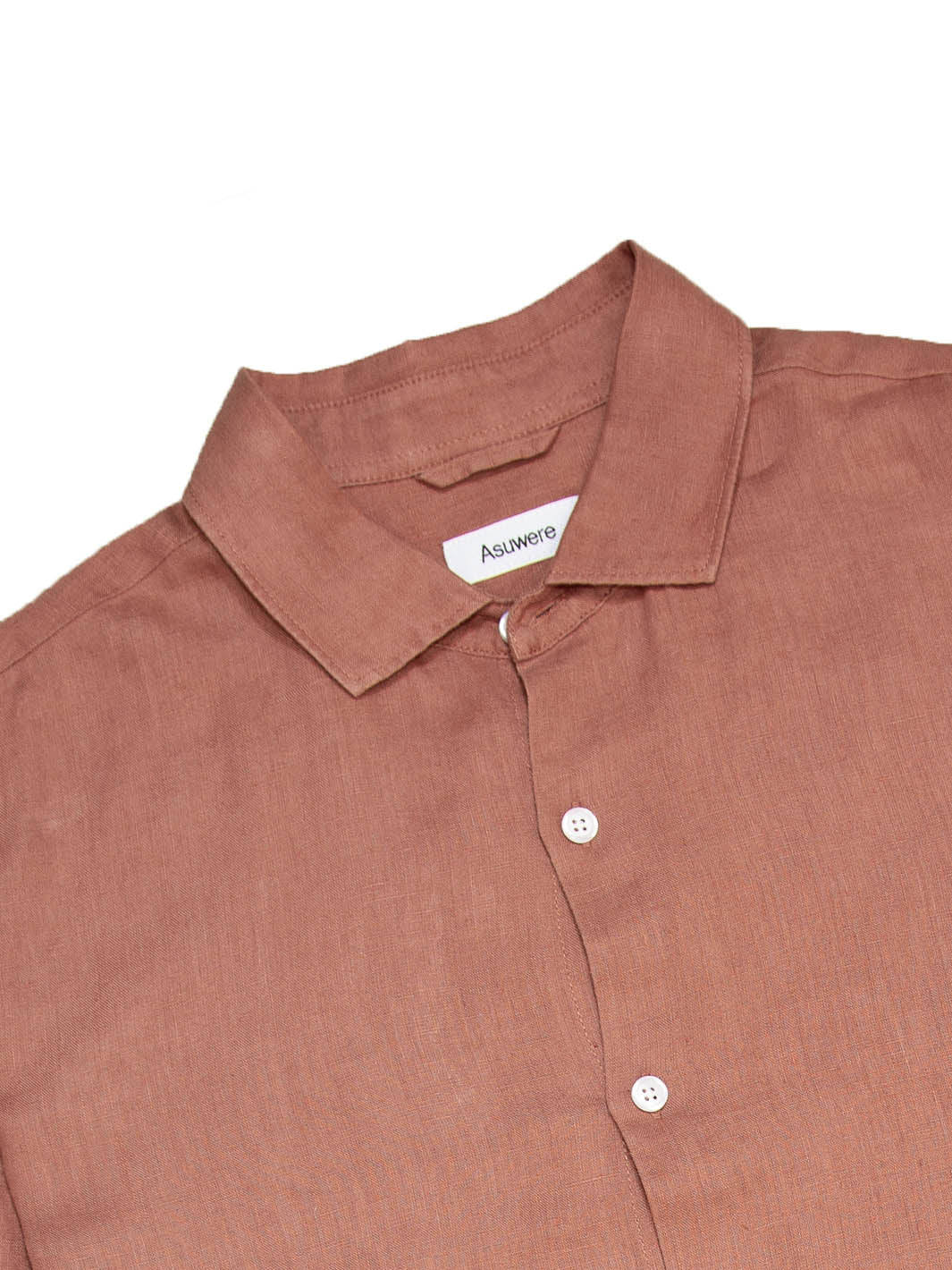 Essential Linen Shirt - Rust