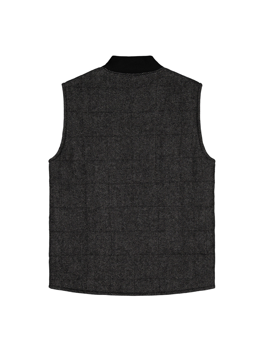 Back image of Quilted Vest in Charcoal